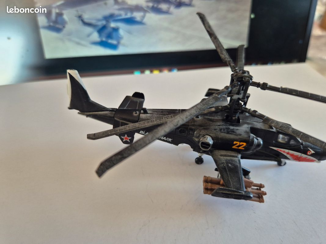 Revell Maquette Kamov Hokum Easykit – Hélicoptère Russe Ka-50, Pièces Peintes, Snap-Fit, Dès 8 Ans