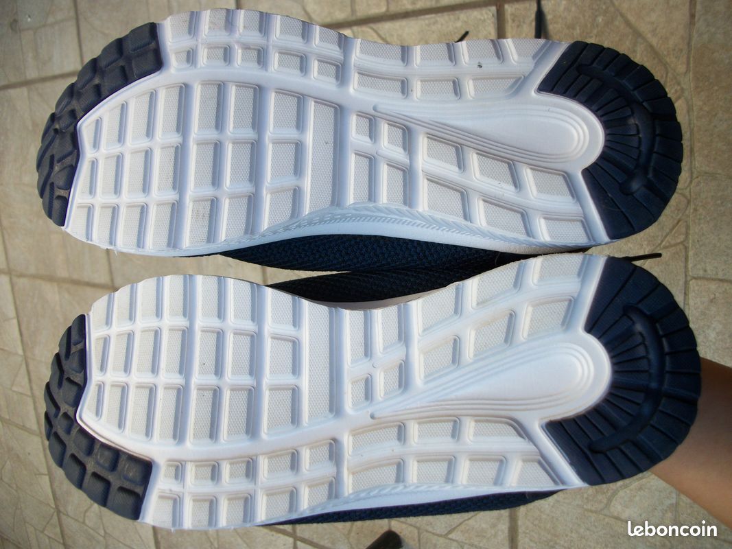 Baskets neuves InExtenso Sport bleu et rose pointure 40 (image 5)
