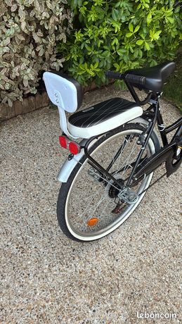 Siège Vélo Enfant Arrière CEASELESLY Avec Repose-pieds - Noir Taille L