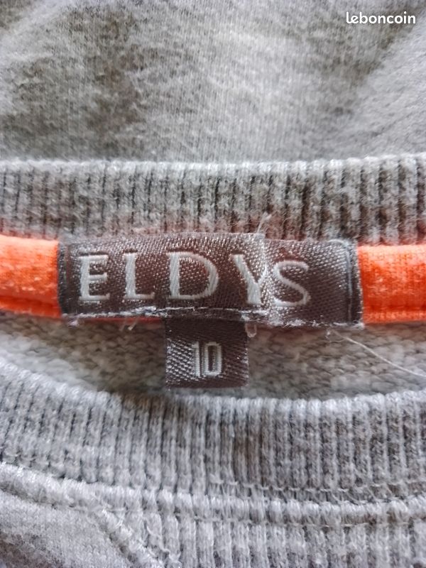 Sweat coton Eldys taille 10 ans (image 7)