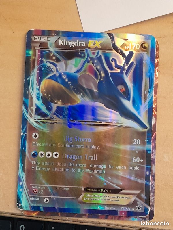 Carte pokemon Kingdra ex Hp 170, - Collection