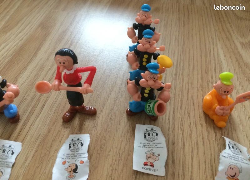 Kinder Surprise - 10 figurines Popeye et ses amis - 1991 (image 4)