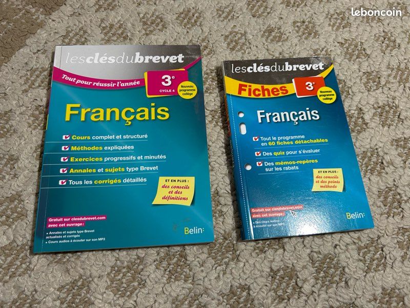 Lot Livre Français brevet 3e (image 1)