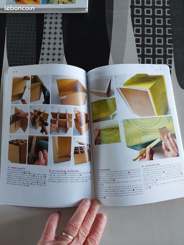 Livre apprentissage pour fabriquer meubles en cartons (image 2)