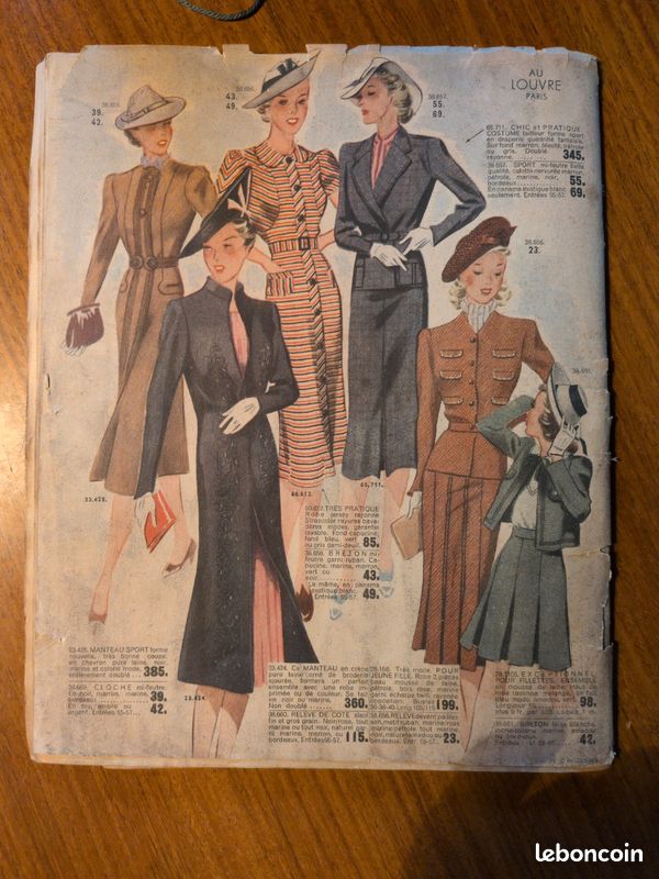Catalogue AU LOUVRE été 1939 WW2 (image 2)