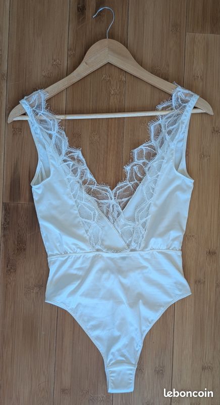 Body Tiffany Chichi Castelnango - Ivory - Neuf avec étiquette - XS (image 2)