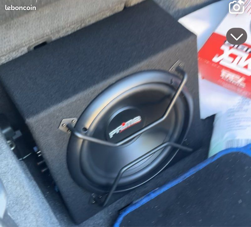Caisson De Basse Caliber 12 Pouces 600W - Subwoofer Voiture Actif 200W RMS