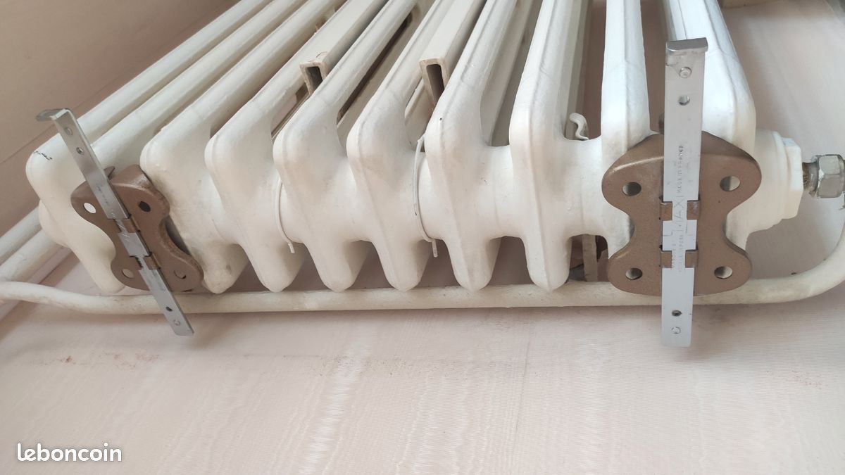 Tablettes / dessus de radiateur en marbre avec supports TBE (image 8)