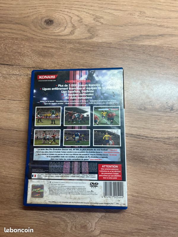 Pro Evolution Soccer 4 - PS2 - Bon état - Complet - Pal (image 5)