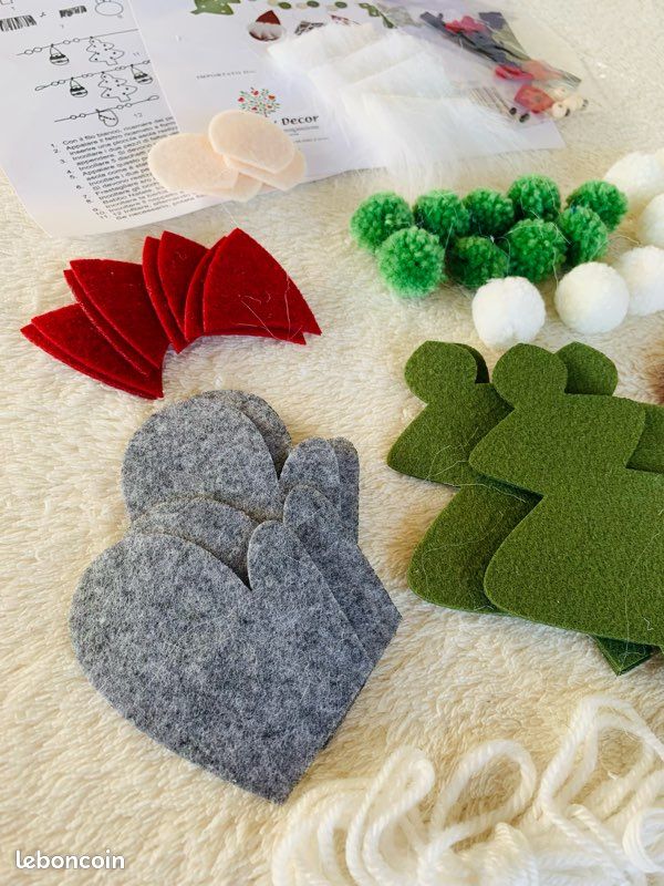 Kit guirlande à faire Noel en feutrine Country Decor (image 7)
