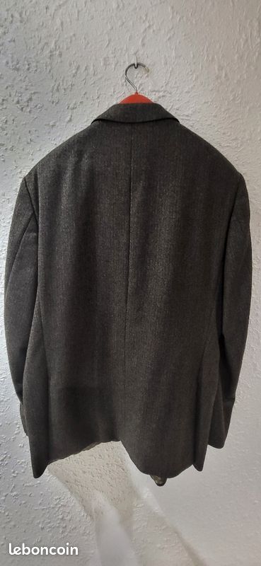 Veste marron chiné (image 3)