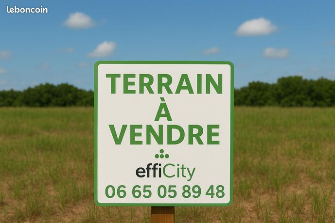 Terrain 639 m² Cerelles