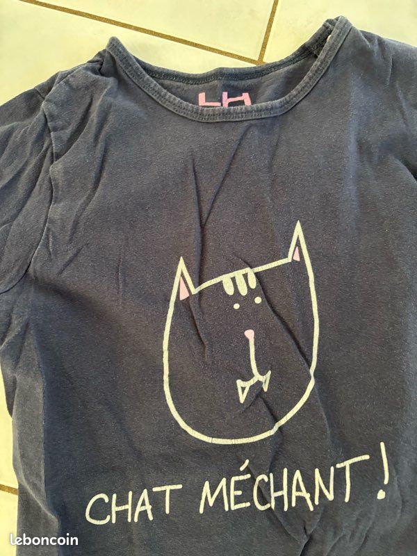 Lot 4 tee shirts ML fille 10 ans (image 4)