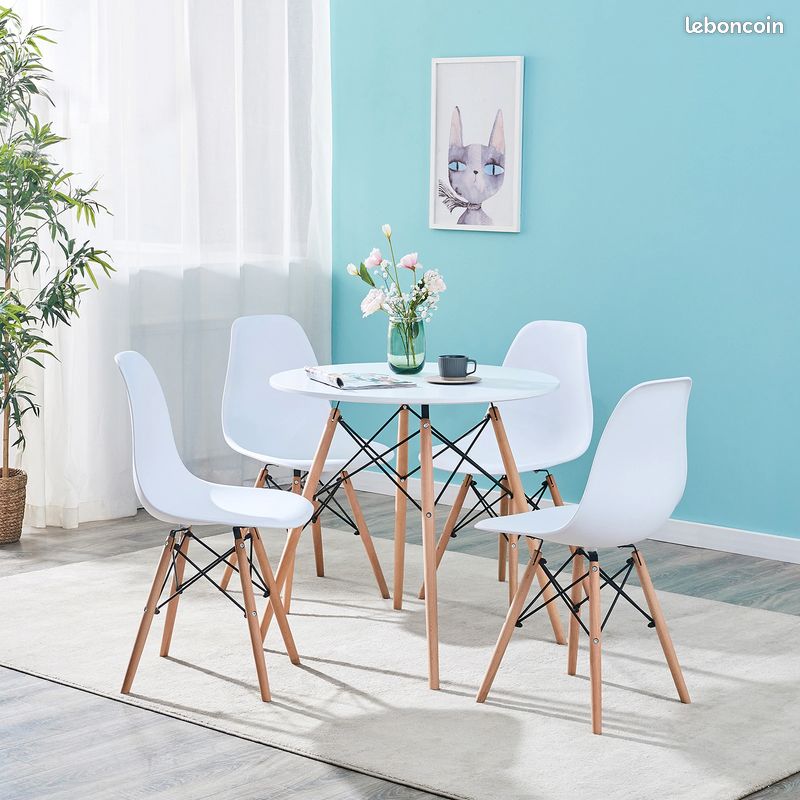 Chaise design lot de 4 (image 3)