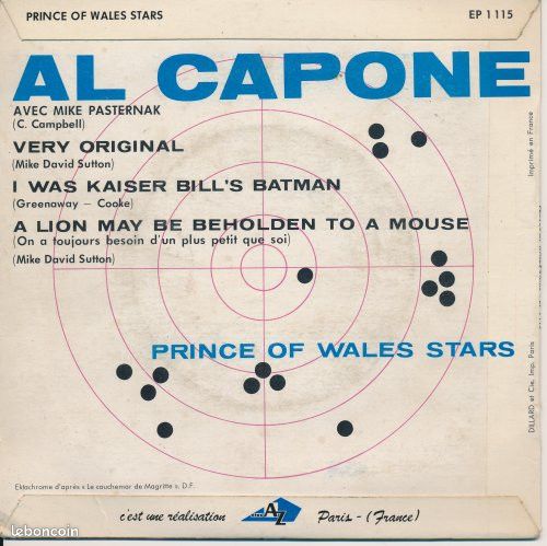 Prince Of Wales Stars - Al Capone (7", EP) (image 2)