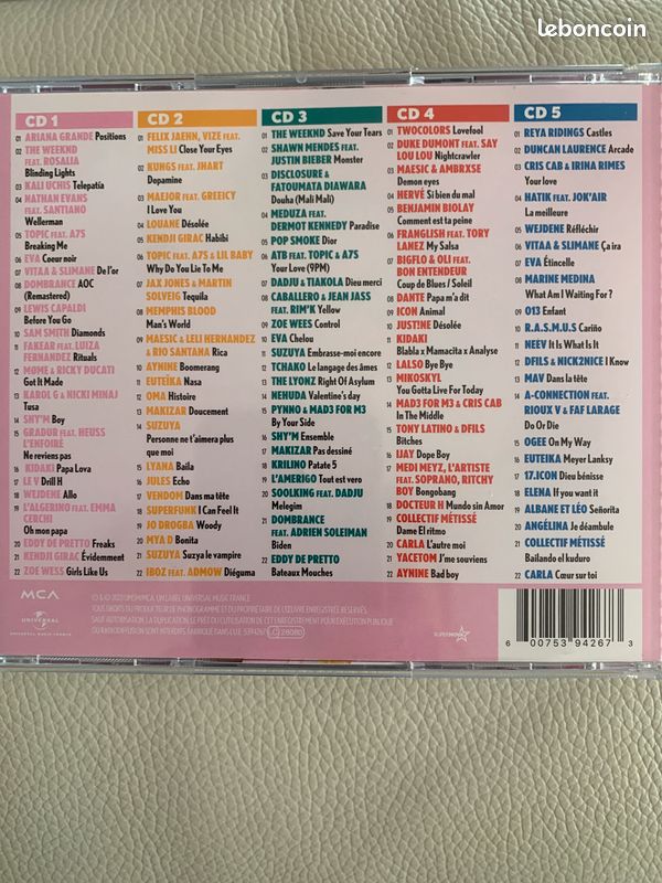 Coffret cd 110 hits 2021vol 2 (image 2)