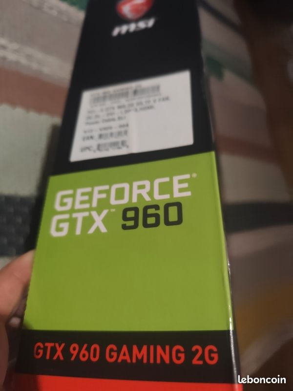 MSI N960 GAMING 4G Carte graphique Nvidia GeForce GTX 960 1024 MHz 4096