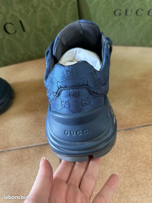 Gucci baskets en cuir Rhyton (image 4)