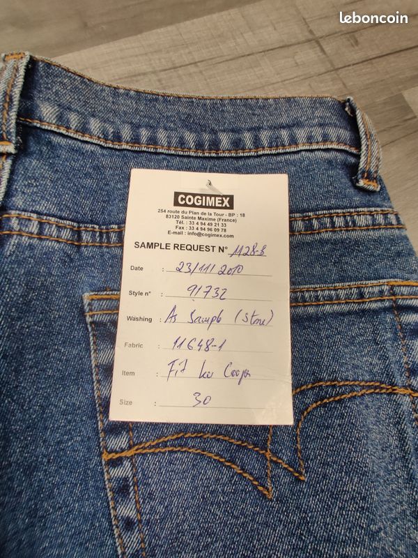 NEUF Jean brut vintage Lee Cooper 40 (image 6)