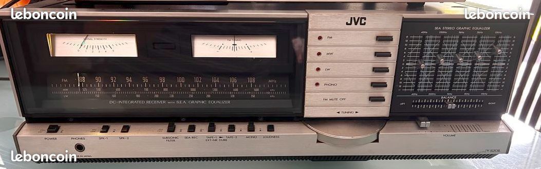 Ampli Intégré JVC JR-201L – Vintage, Bon état, Son Chaud Et Puissant