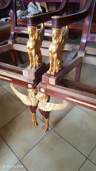 Fauteuil salon empire (image 2)
