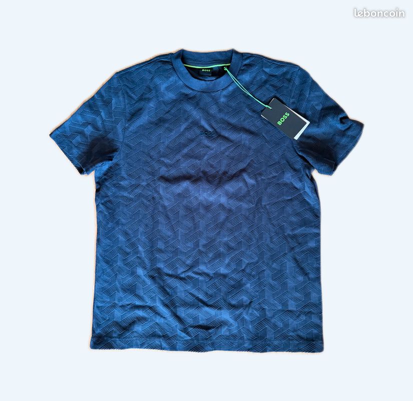 HUGO - T-shirt Slim Fit à manches longues avec étiquette logo rouge