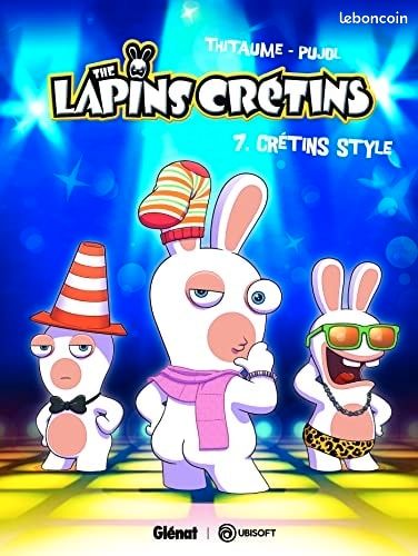 BD The lapins crétins 7 "crétin stylé" (image 1)