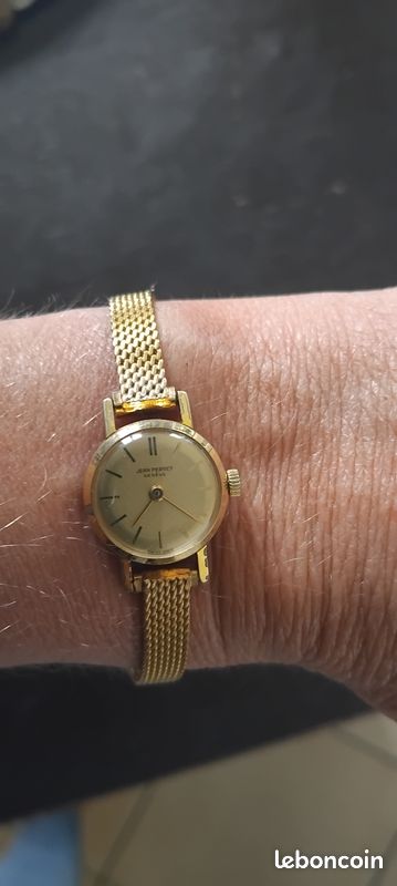 Cadran De Montre Vintage Femme Jean Bellve - Vendu En L'état, Pile à Changer - Occasion