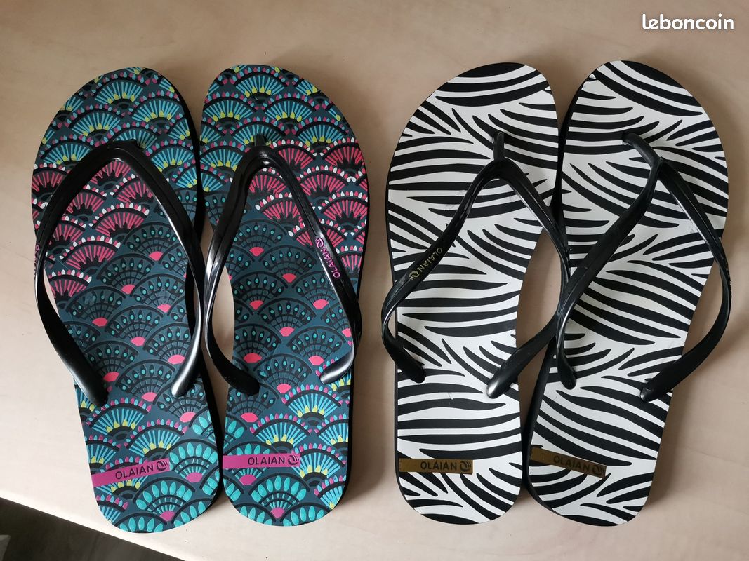 Tongs Olaian Femme Pointure 41/42 Chaussures