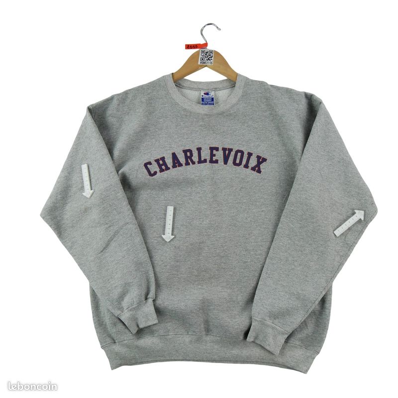 Sweat Homme Vintage Acme Clothing - Gris - Taille M - 50% Coton - Très Bon état