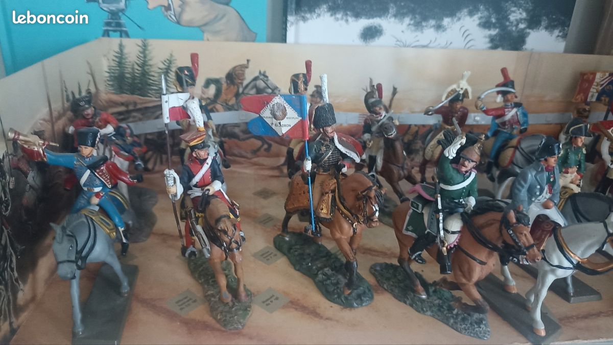 Lot 25 cavaliers + 30 soldats plombs Napoléon (image 2)
