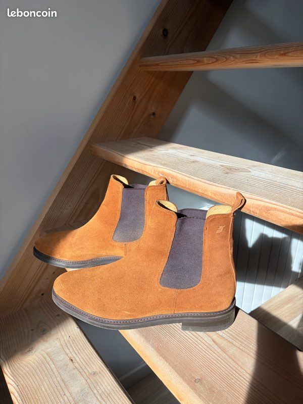 Chelsea Boots Suède Pied de Biche (image 2)
