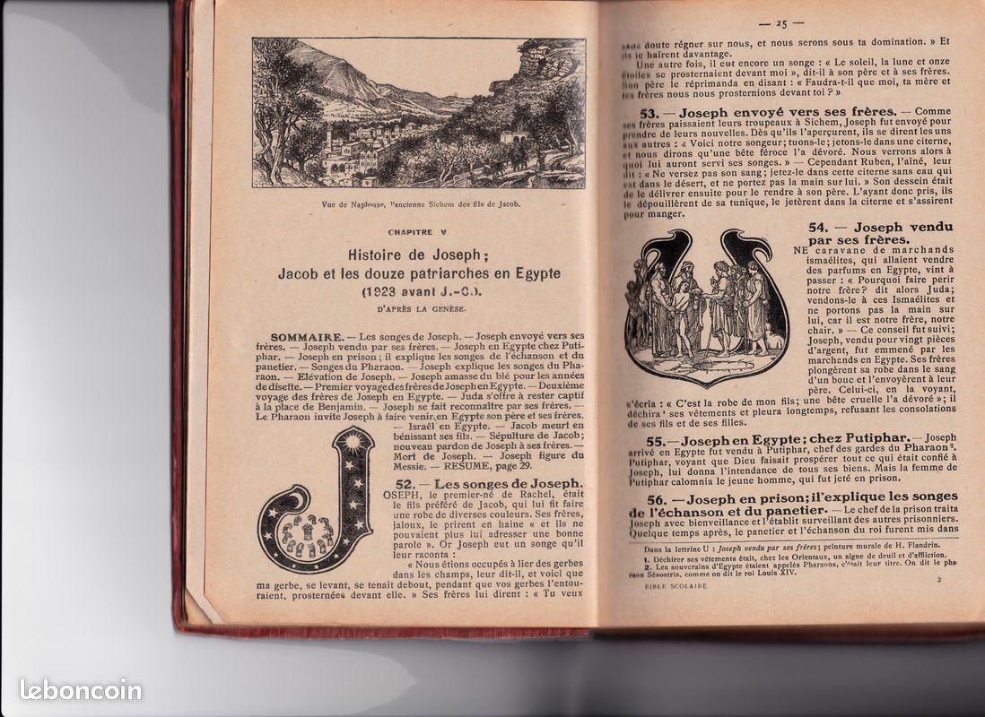 BIBLE SCOLAIRE ILLUSTREE - L . Alain (image 4)
