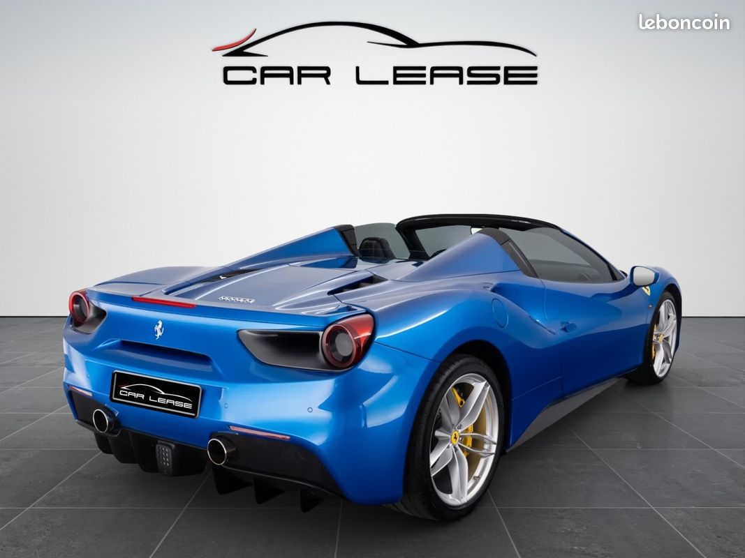 Ferrari 488 SPIDER 3.9 V8 670 CH DCT Approved Bleu Corsa 12 351 km volant carbone led sièges daytona (image 4)