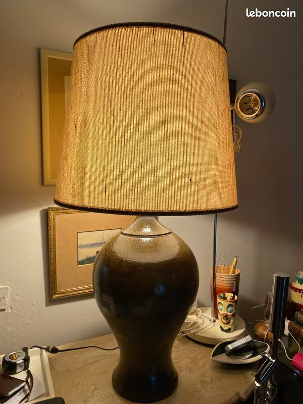 Lampe grès ancien (image 1)