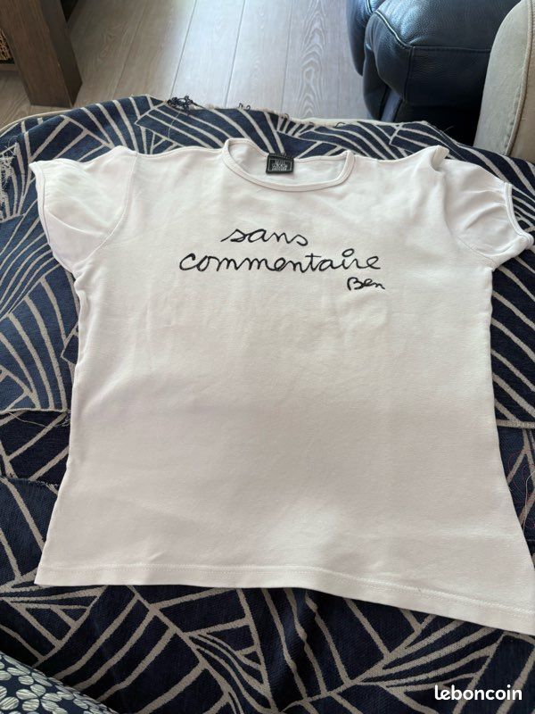 Tee shirt Miss Latitude blanc Taille M (image 1)