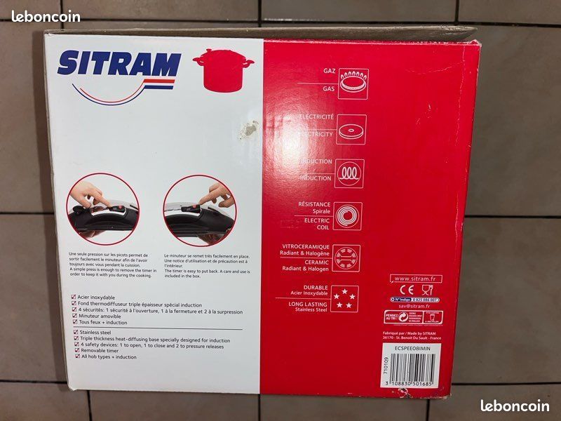 Autocuiseur cocotte sitram 8 L ouverture facile (image 8)