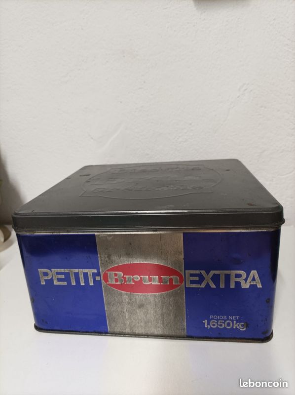 ANCIENNE BOÎTE PUBLICITAIRE Boules QUIES en aluminium vintage EUR 9,00