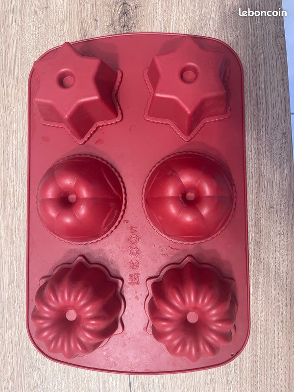 Lot De 2 Moule à Chocolat De Noël, 6 Cavités Silicone Moule à Bonbons, Moule à Gâteau Avec