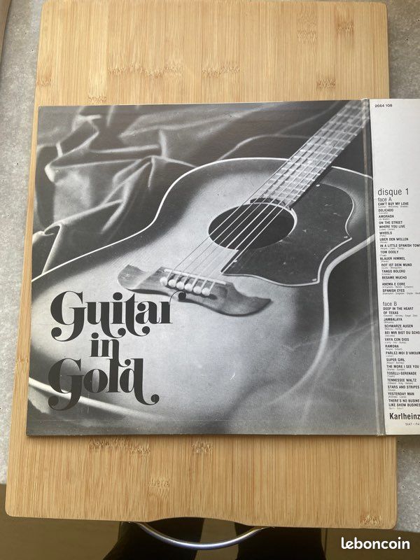 2 Disque 33 tours Guitar in Gold (image 2)