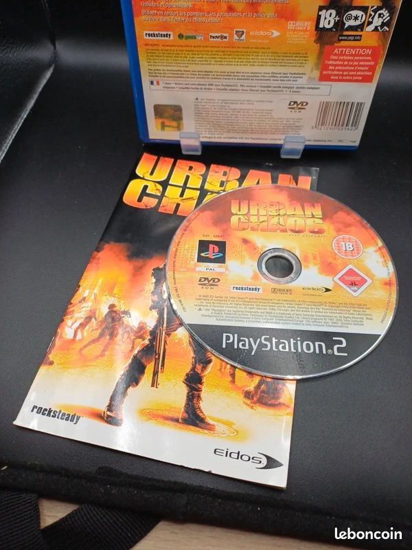 Jeu Urban Chaos : Violence Urbaine - Version PAL Pour PlayStation 2 - Etat Correct, Testé