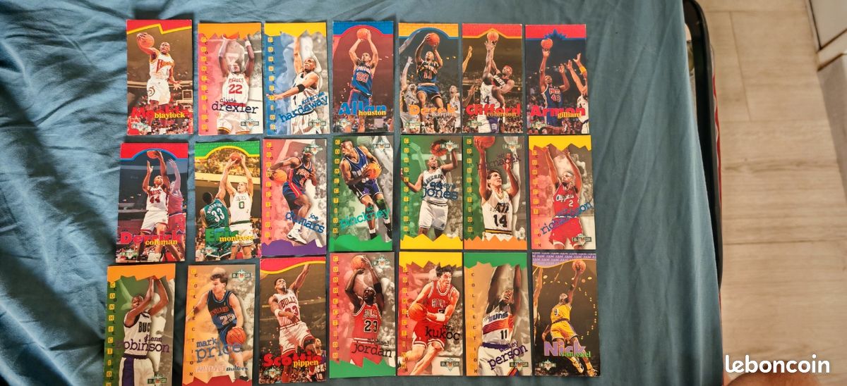 Lot de 29 cartes NBA Upper Deck Collectors dont Jordan (image 1)