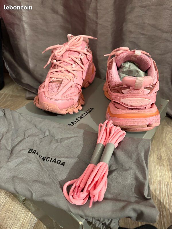 Balenciaga Baskets Track Rose Balenciaga Balenciaga Track Chaussures