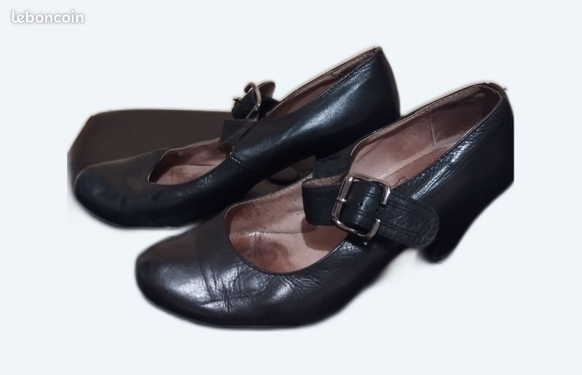 Chaussures noires 37 (image 1)