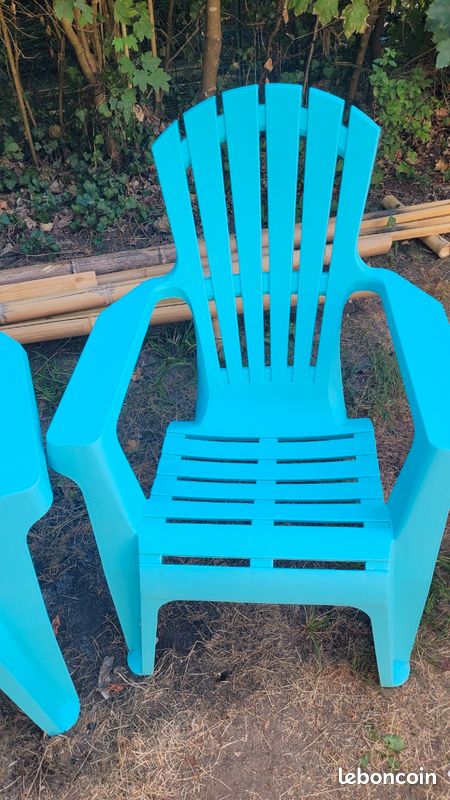 4 fauteuils jardin état neuf (image 4)