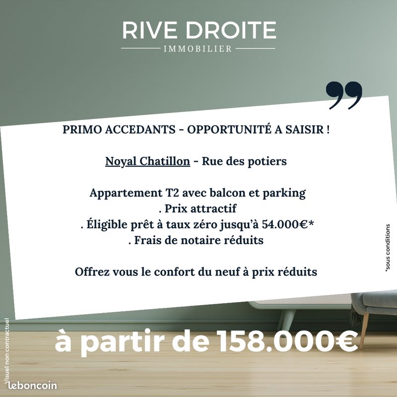 Appartement 2 pièces 40 m² · à Noyal-Châtillon-sur-Seiche · 40 m² · 158 000 €