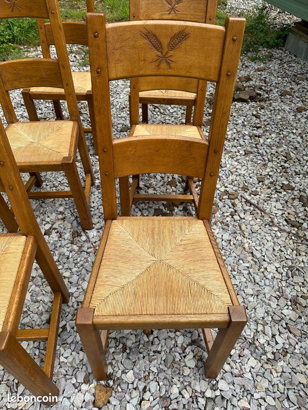 6 chaises bois (image 2)