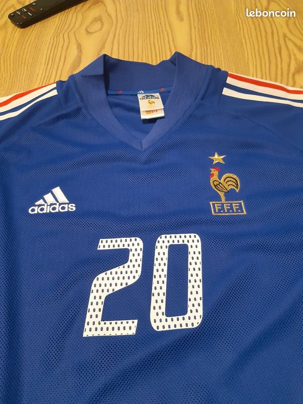Maillot Equipe De France Domicile 2002-2003 – N°20 Trezeguet Taille S