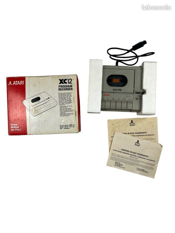 Film De Protection Logo Pour Lecteur Cassette Atari XC12 - Occasion
