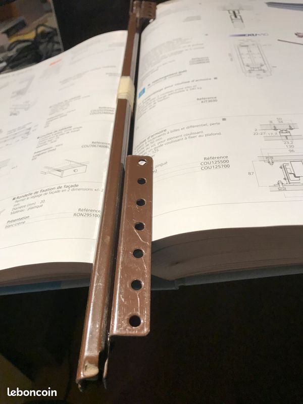 Coulisses BLUM de tablette et de tiroir montage sous plan (image 5)